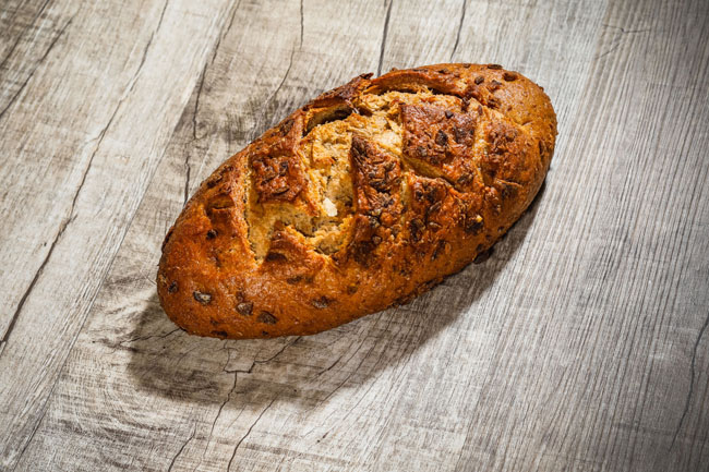 Zwiebelbrot ganz