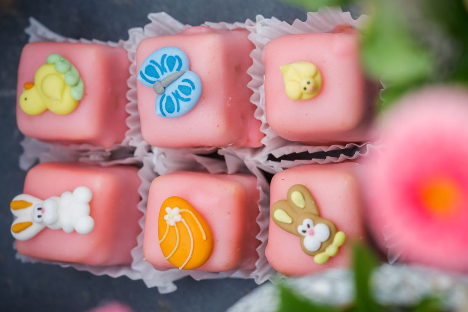 Osterpunschkrapferl klein - 6 Stück