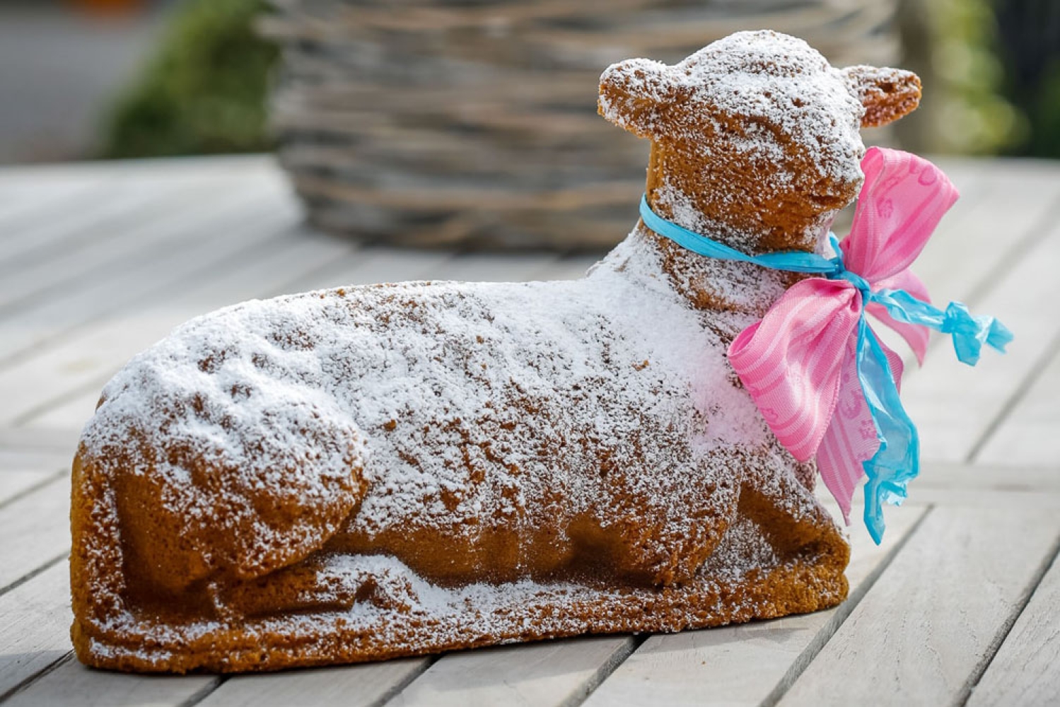 Osterbiskuitlamm groß