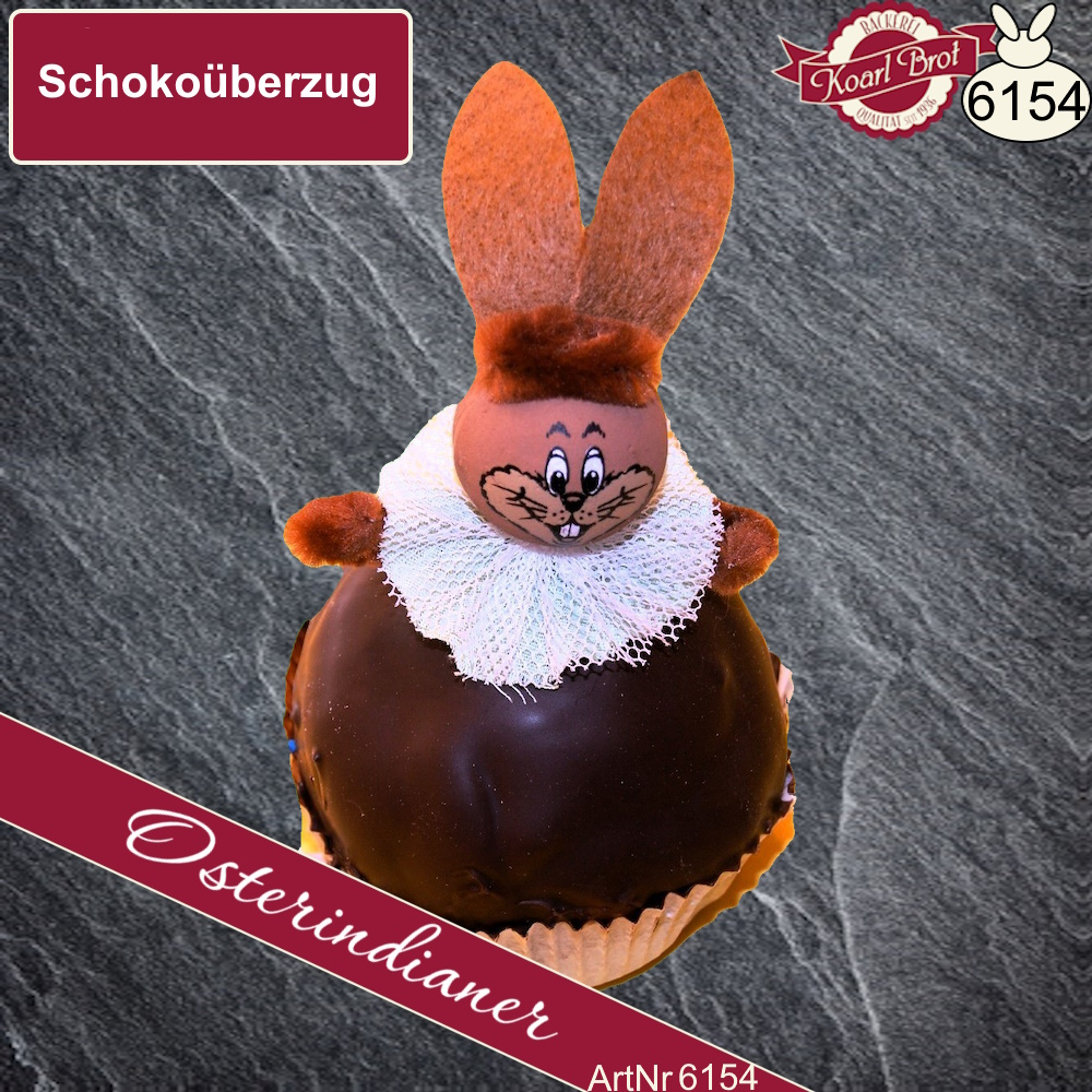 Osterindianer - Schokoüberzug